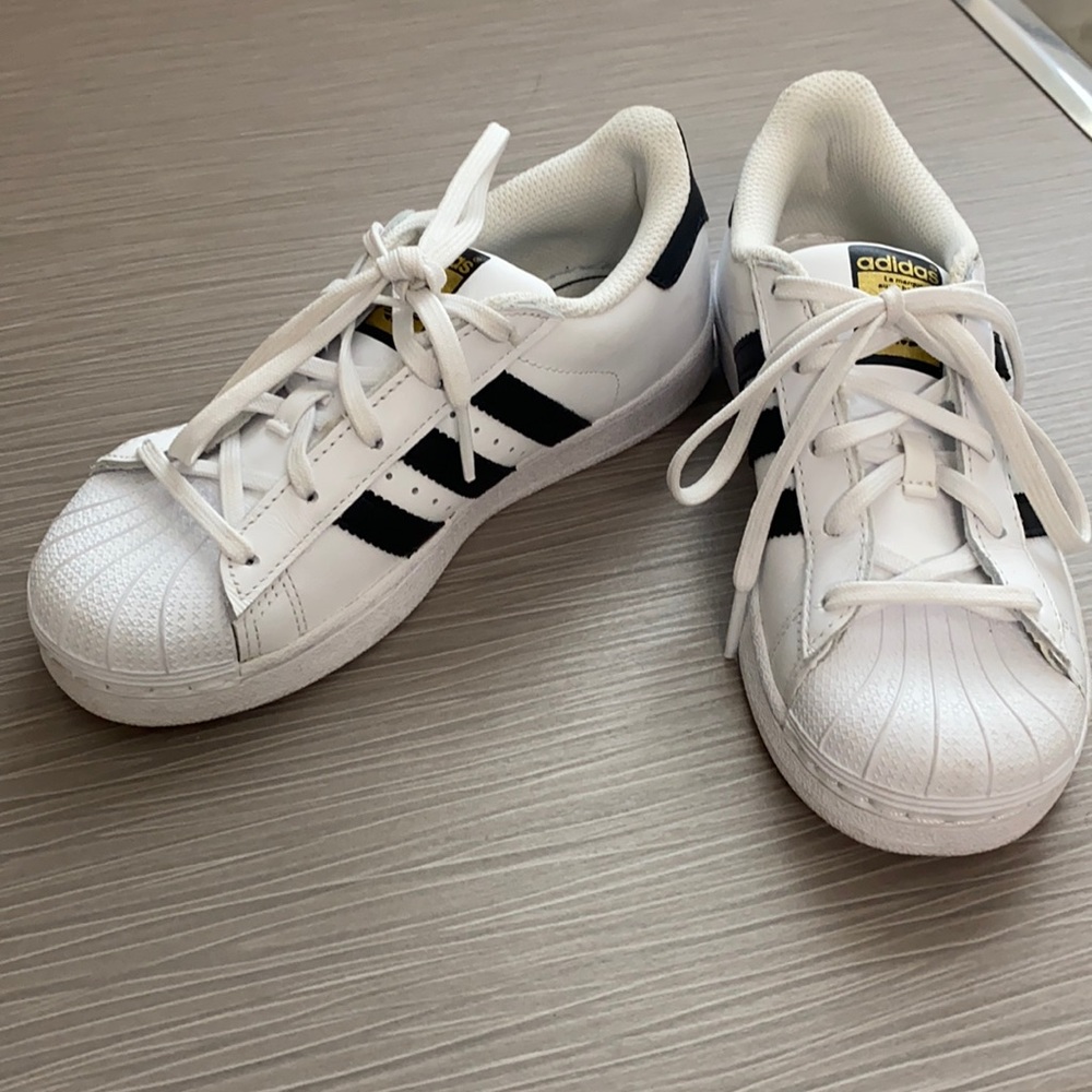 Kids adidas shoes.